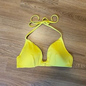 Yellow bikini top